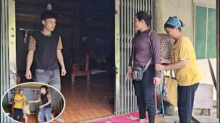 The son forced his mother to beg for money for him, and Hong intervened.