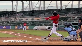 Hit bombs': Watch Red Sox draftee Marcelo Mayer meet Xander Bogaerts