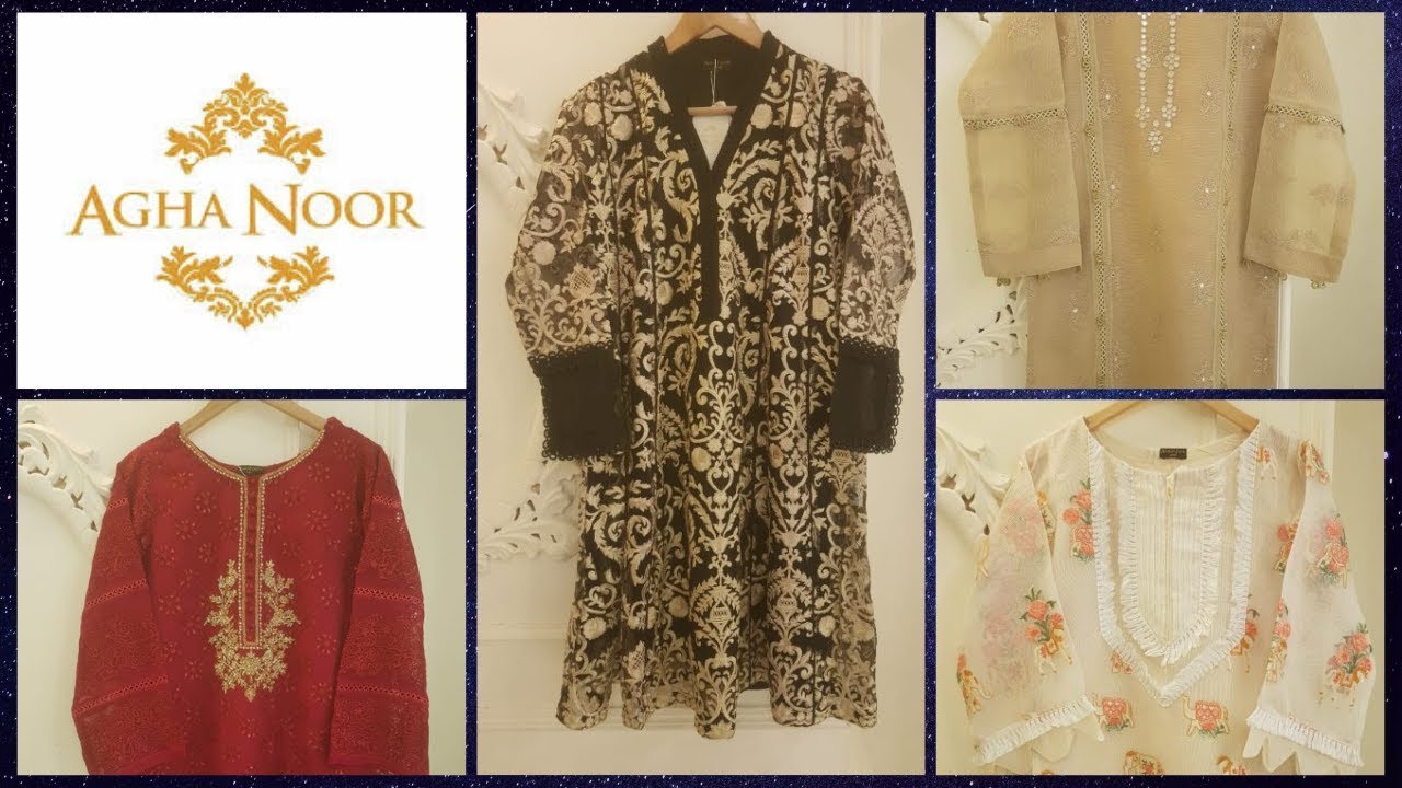 Agha Noor Latest Embroidered Shirts Collection 2019 With Prices || Ready To Wear Shirts