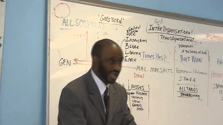 2 Timothy 3:16-17 "Rightly dividing interdispensat...