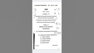 BBMKU DHANBAD M.Sc. Physics Sem-II C-206 Previous Year Questions #pyq #physics #shorts || LEARNER AK