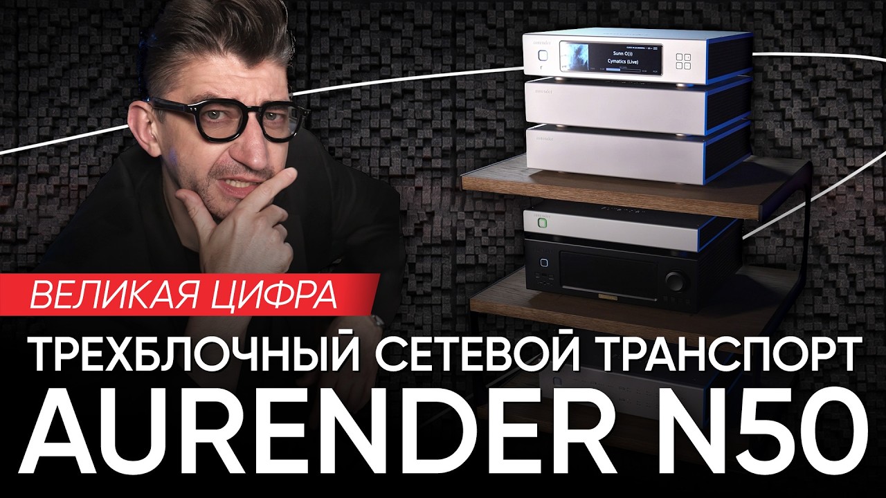 Великая Цифра: трехблочный сетевой транспорт Aurender N50