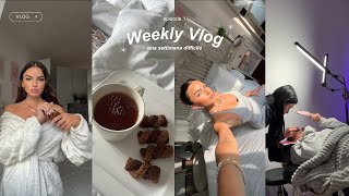 Una Settimana Difficile  | Weekly Vlog  Ep. 1| federica