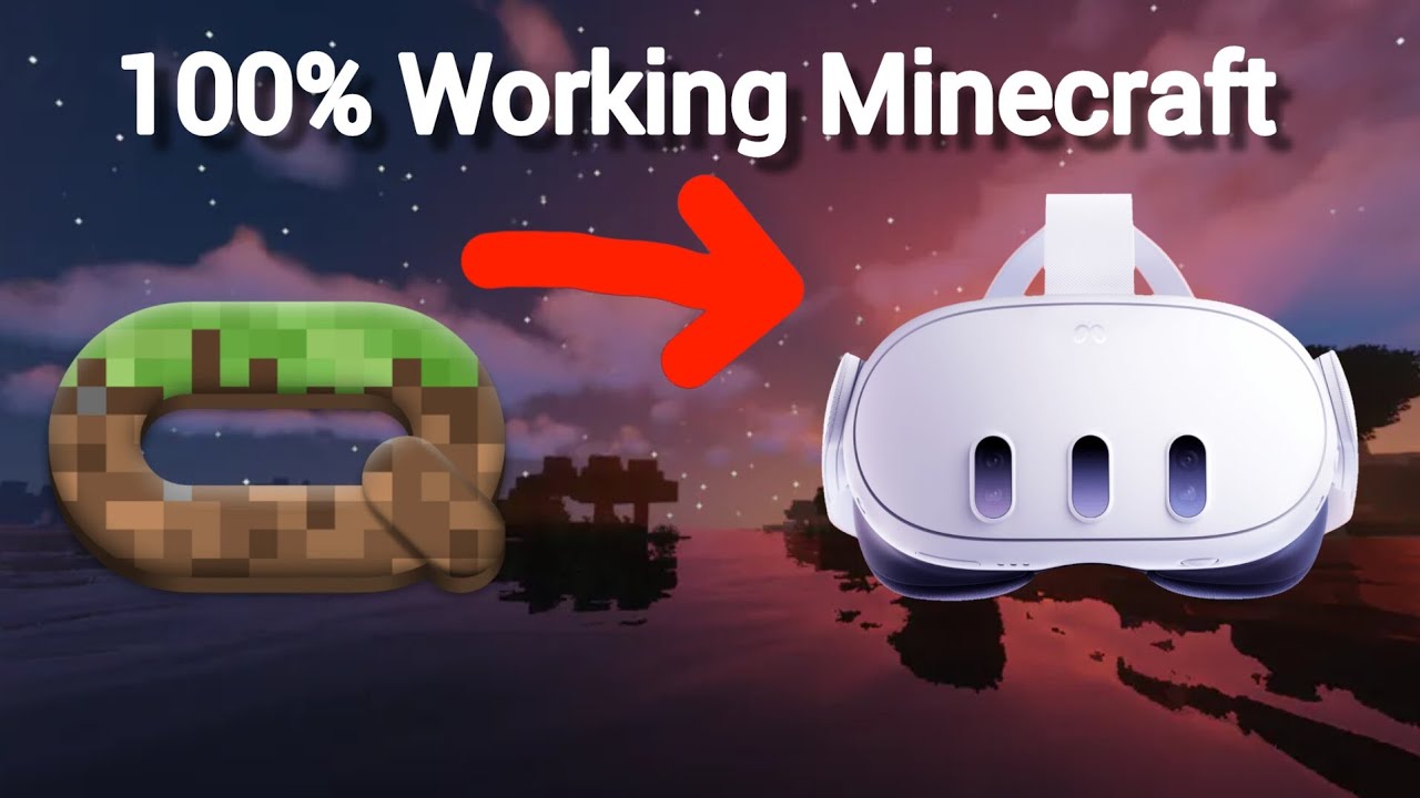 How to get minecraft on vr (quest 3 and 2) *No pc required ...