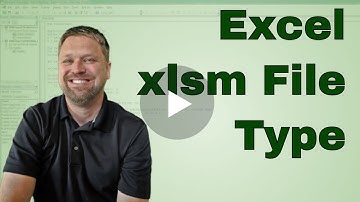 Excel - Saving a Macro-Enabled Workbook