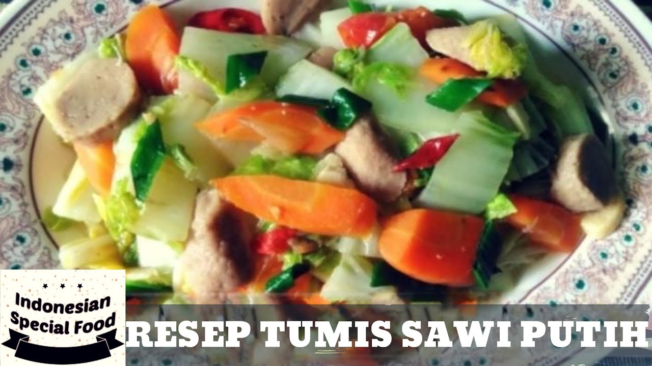 Resep Tumis Sawi Putih Bakso Wortel Youtube