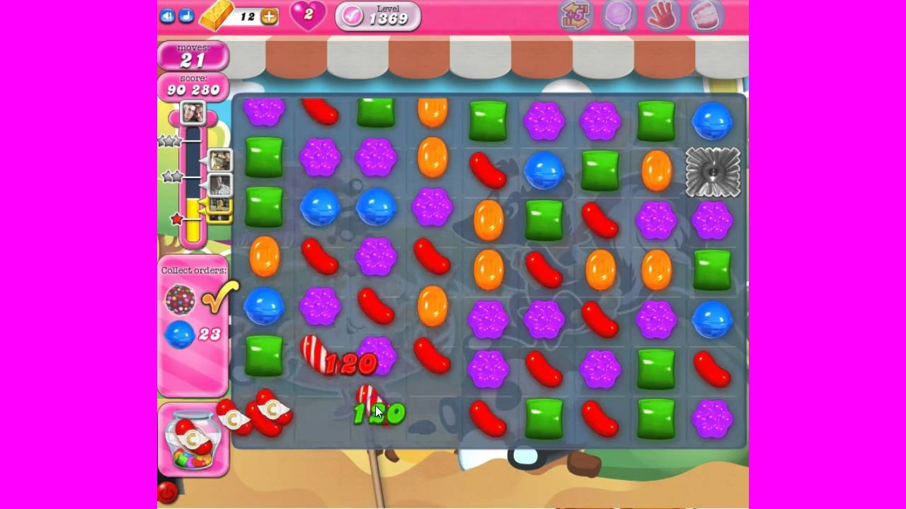 Candy Crush Saga Level 1369 YouTube