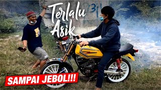 Download lagu Terlalu Asik Blayer Sampai Lupa Mesin | Blayer RX King #fathrider
