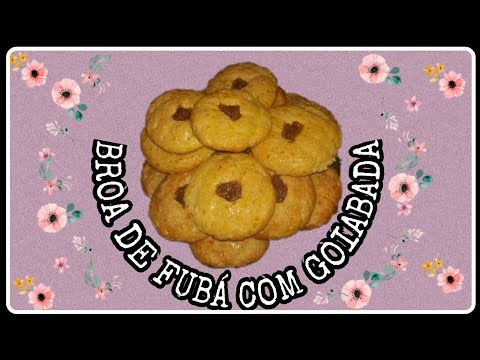 BROA DE FUBÁ COM GOIABADA