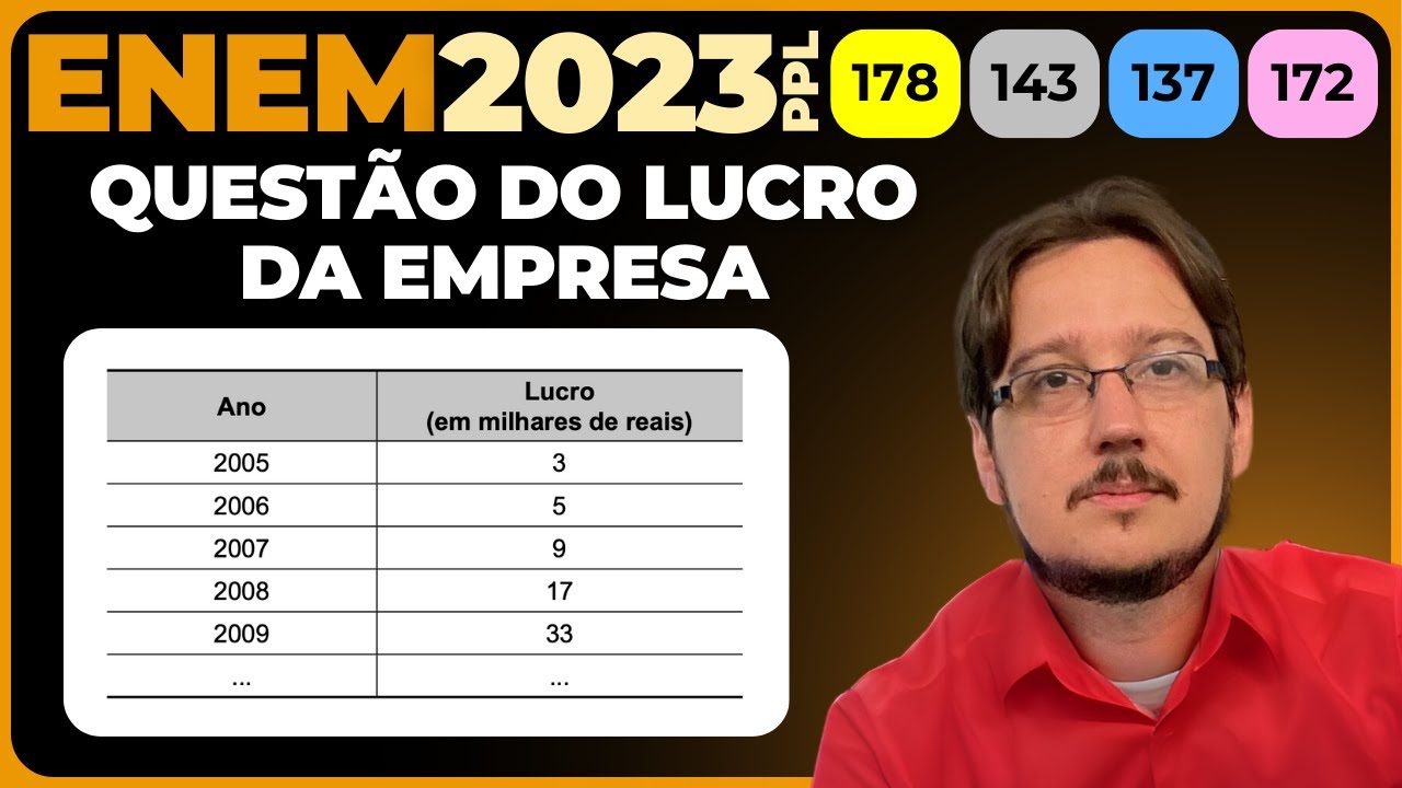 ENEM 2023 || Sequências || Uma empresa fundada em 2005, ao longo dos ...
