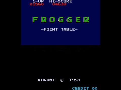 Arcade Longplay 1063 Frogger 