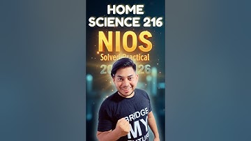 NIOS 10th Home Science 216 Practical File 2025-26 🔥 Ready Solution #niospracticalexam