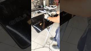 Customização na tampa trazeira do golf. #funileiroraiz #NaRégua #video #video #automobile