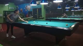 Nony Cirebon VS Nikran di 9 Ball Tournament Green Garden Billiard Jakarta 2018