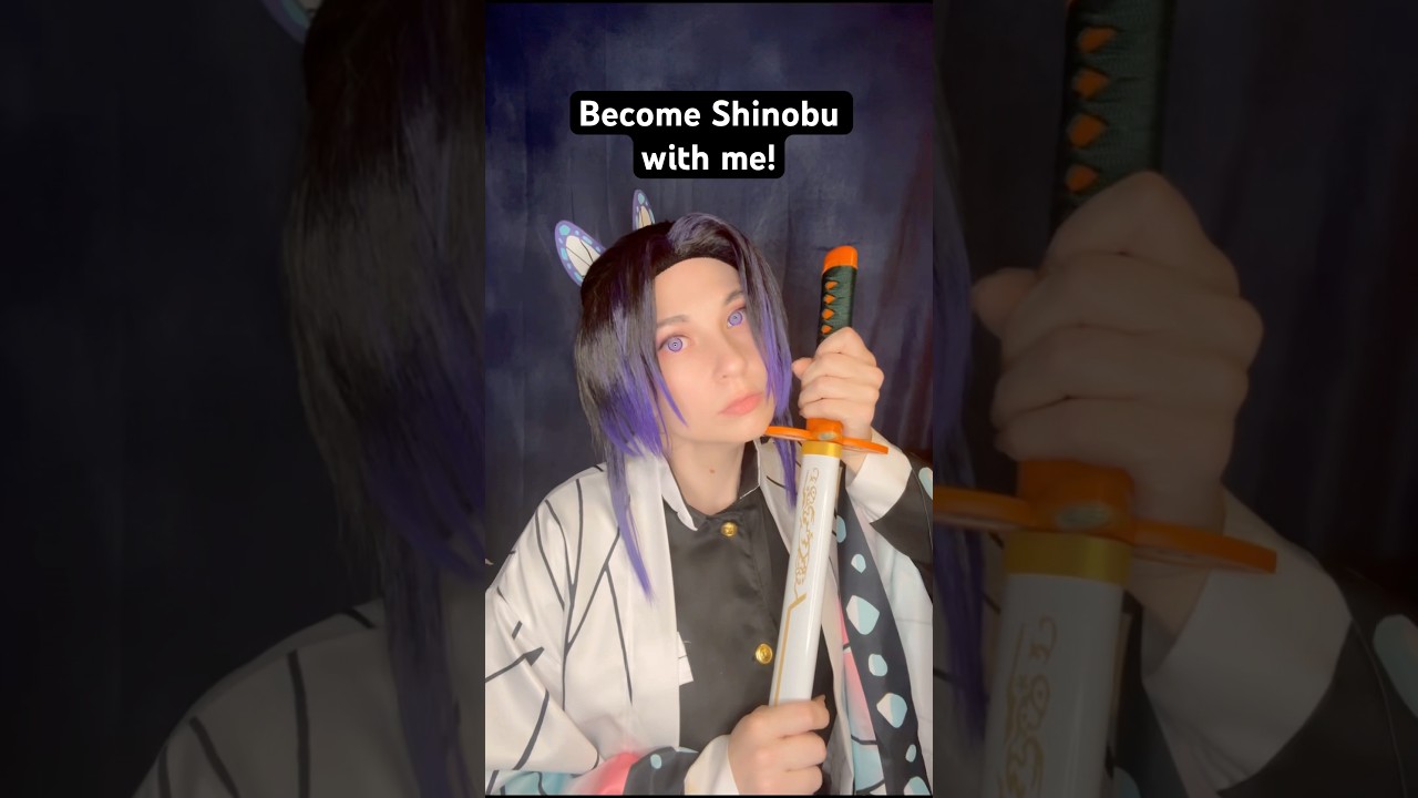 How I put together my shinobu cosplay!#cosplay #demonslayer #infinitycastle #shinobu #makeup #crafts