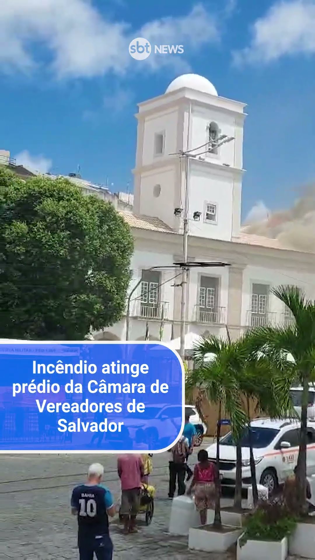 Incêndio atinge prédio da Câmara de Vereadores de Salvador