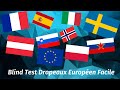 Blind test drapeaux europe facile