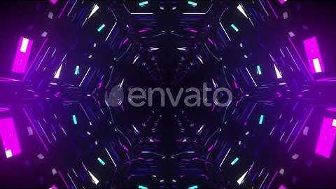 4k Cyber Tunnel Vj Loops 1 | Motion Graphics - Videohive template