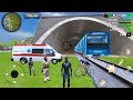 Black Hole Rope Hero vice vegas  - Ambulance Truck at Train Station - Android Gameplay
