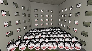 YOSHIE NEXTBOT HORDE CHASING GMOD!