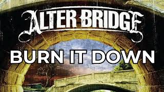 Alter Bridge - Burn It Down (Guitar Backing Track)