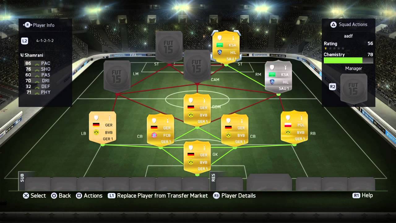 Fifa 15 50k squadbuilder hybrid