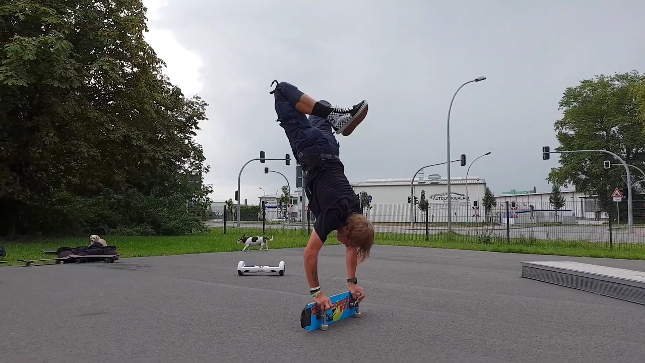 Guenter Mokulys im Skatepark