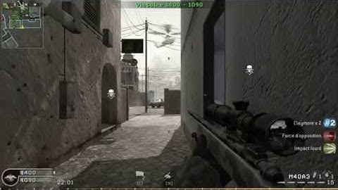 Call Of Duty 4 MW Multiplayer Sniper Crossfire Map