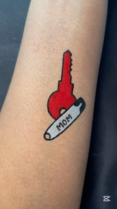 Cute key tattoo #shorts #tattoo #trending