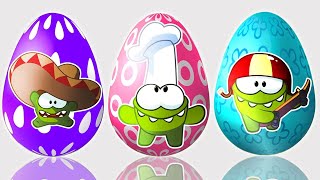 🥚Surprise Eggs Toys with Om Nom | 🐣 Easter Special Learning Video for Toddlers | Learn With Om Nom