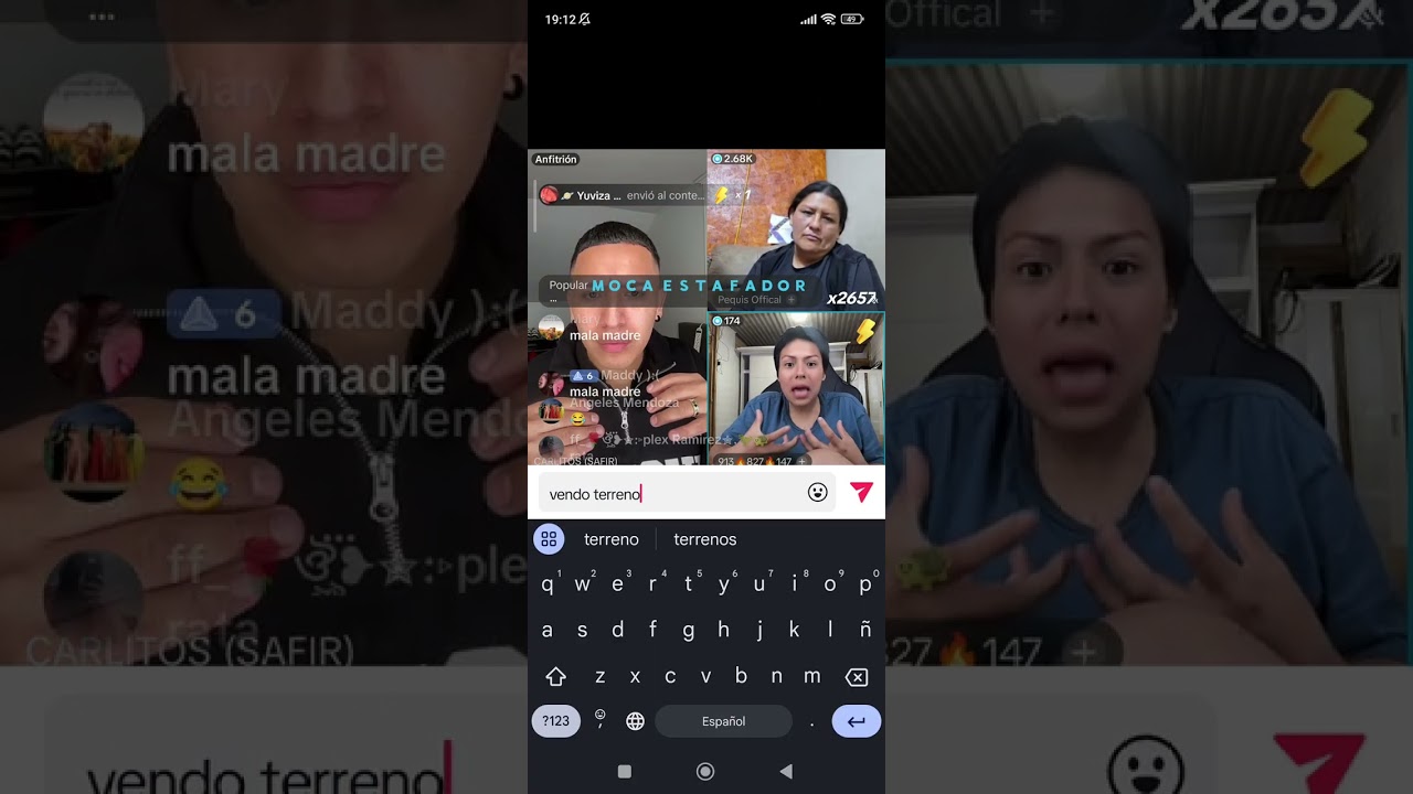 la famosa tik toker MOCA SE PELEA EN VIVO Y  HABLAN  de todo