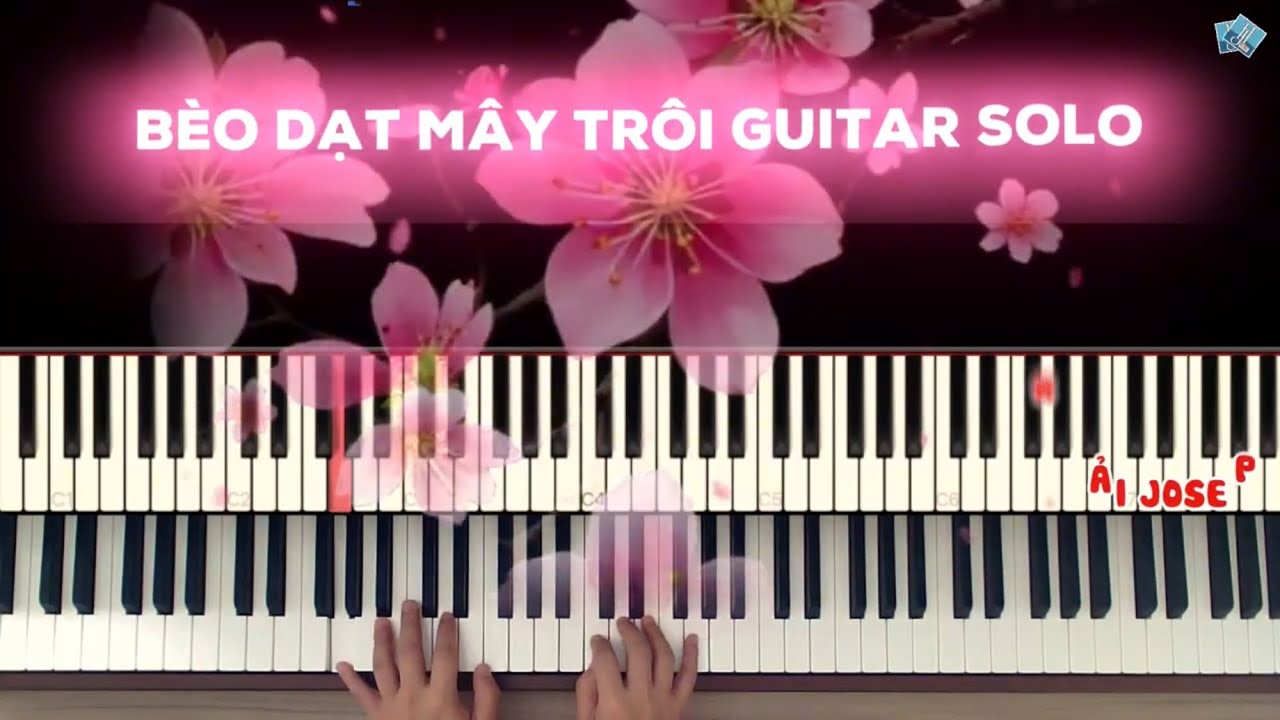 BÈO DẠT MÂY TRÔI - GUITAR SOLO TRÊN PIANO | Hoà âm Hải Joseph |