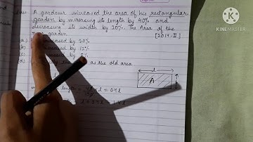 UPSC maths prelim question based on mensuration (Area)