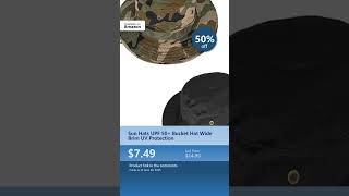Sun Hats UPF 50+ Bucket Hat Wide Brim UV Protection