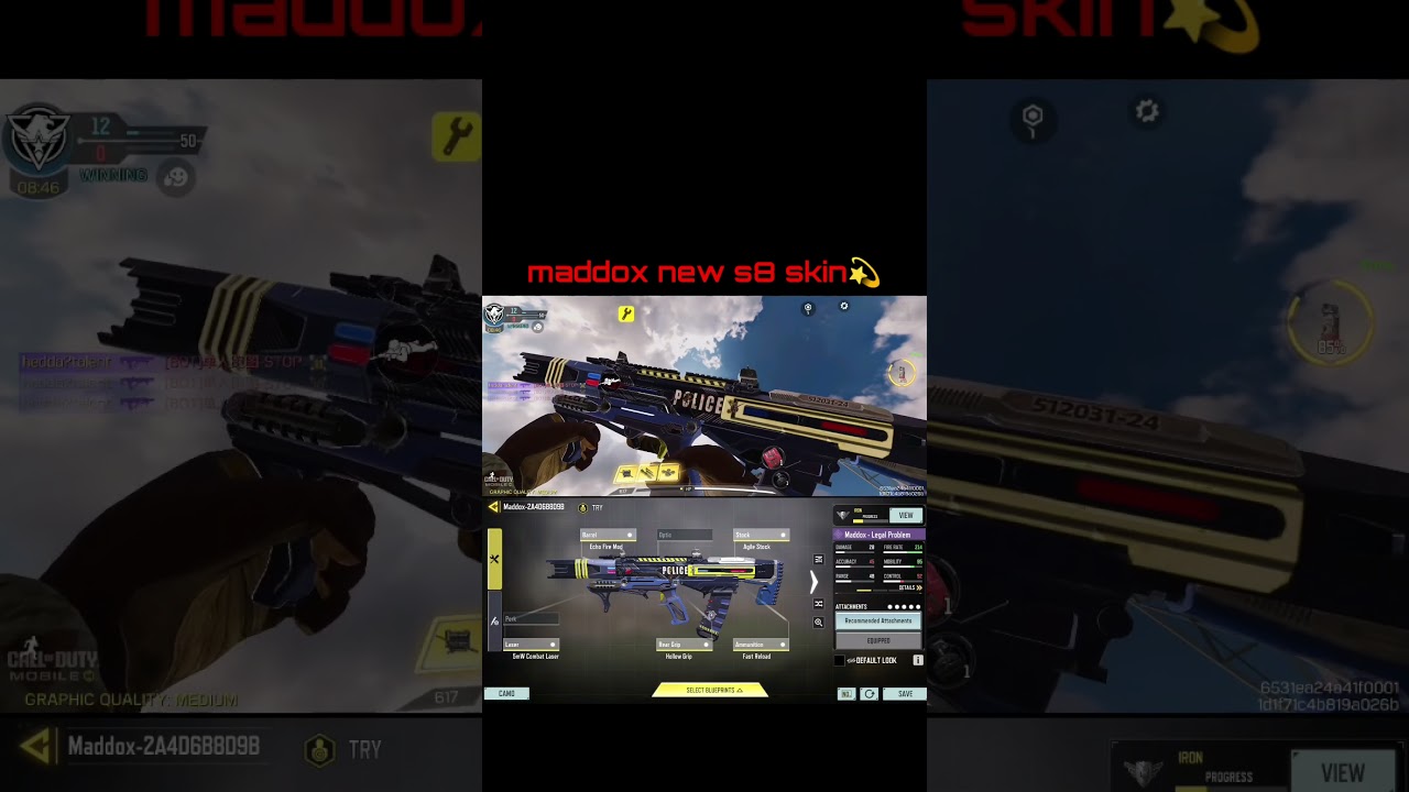 maddox new s8 free skin 