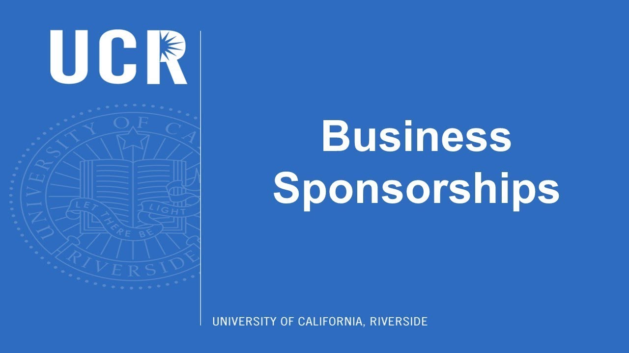 Student Orgs and Business Sponsorships