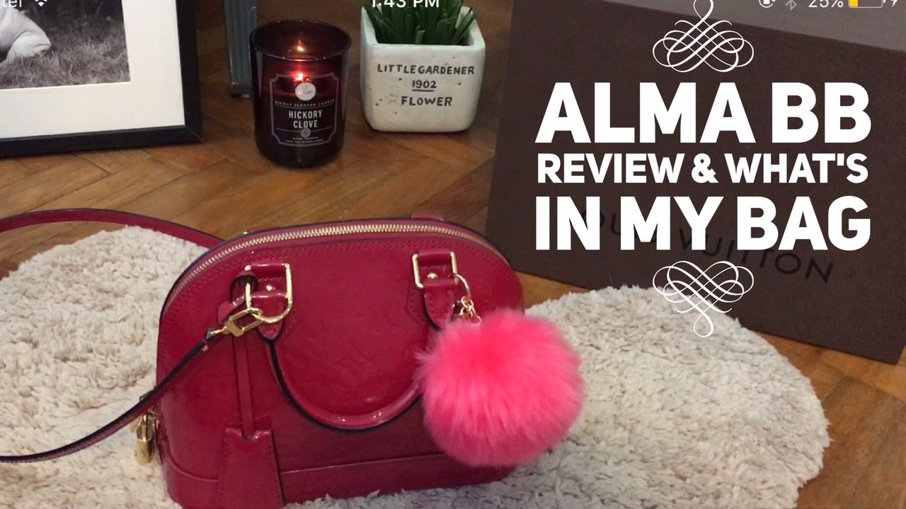 Louis Vuitton Unboxing  Alma BB in Vernis 