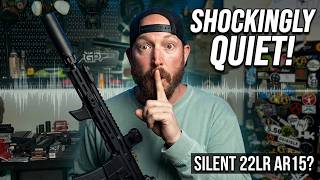 How Quiet Is A Suppressed AR15 Chambered In 22LR! | Supersonic vs Subsonic Test