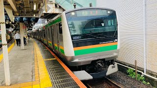 E233系3000番台E-66編成　快速籠原行き　大崎駅発車