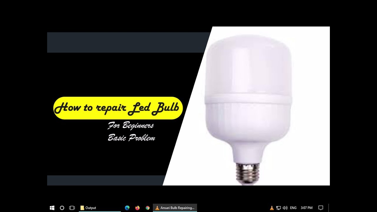 How To Repair LED Bulb 13w Very Easily For Beginners Basic Problem Solve Rs.00 Free Of Cost