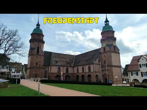 Freudenstadt in the Black Forest, historical city tour / Germany 2023 🇩🇪Sightseeing features  GoPro8
