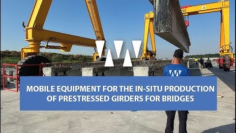 MOBILE EQUIPMENT FOR THE IN-SITU PRODUCTION OF PRESTRESSED GIRDERS FOR BRIDGES IN ROMANIA