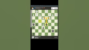 Knight Trap Leads to Checkmate ♞🔥 | Bullet Chess Game  #chess #chessgame #checkmate