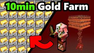 10 Minute AFK Gold Farm Tutorial! | Minecraft 26.1.2+ | 5000+ Items per Hour!