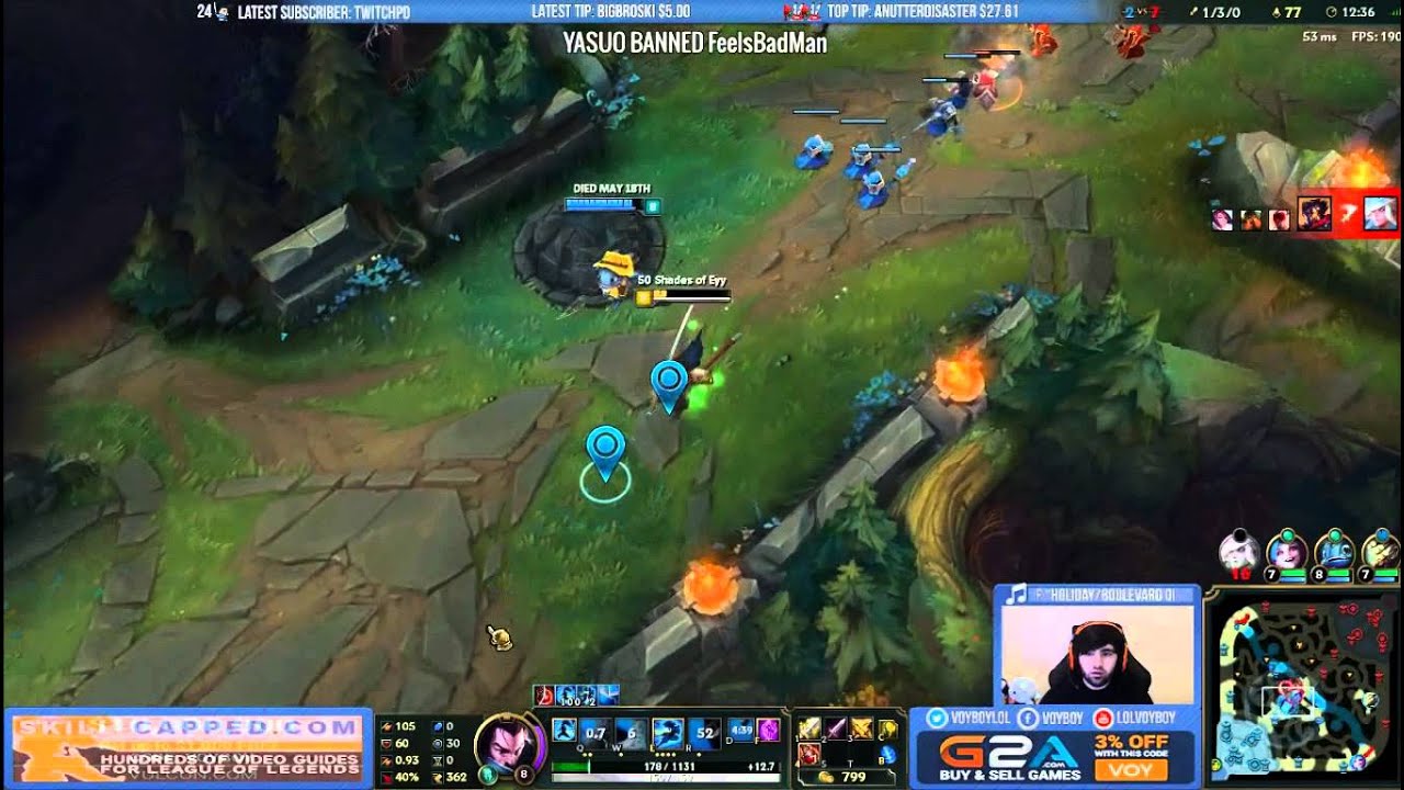 VoyBoy incredible 1v5 yasuo escape. Cya Nerds!