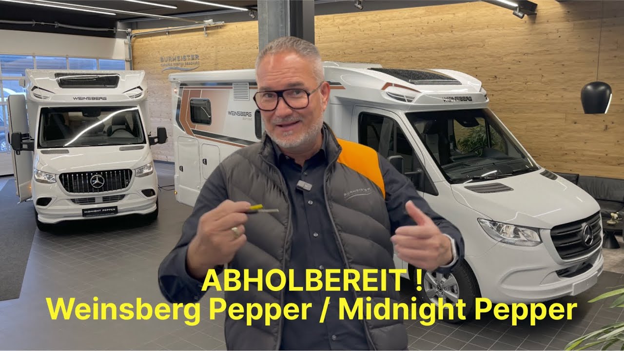 Weinsberg Pepper / Midnight Pepper Mercedes - Neufahrzeug Burmeister Caravan Center Bodensee