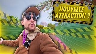 🎢ENORME CHANTIER au Futuroscope (une nouveauté arrive !)