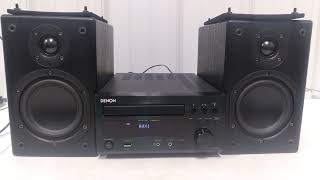 DENON RCD-M38 & SC-M37 BOOKSHELF SPEAKERS