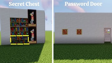 Minecraft: 3+ Redstone Build Hacks in 1.17.1 (Password Door)