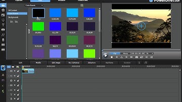 How to Make Fade-out or Fade- in , in CyberLink PowerDirector